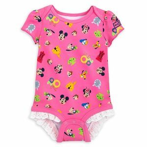 Disney Parks Mickey and Friend 2020 Romper Pink Size Newborn NWT
